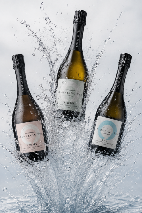 Erfrischender Sparkling-Tea